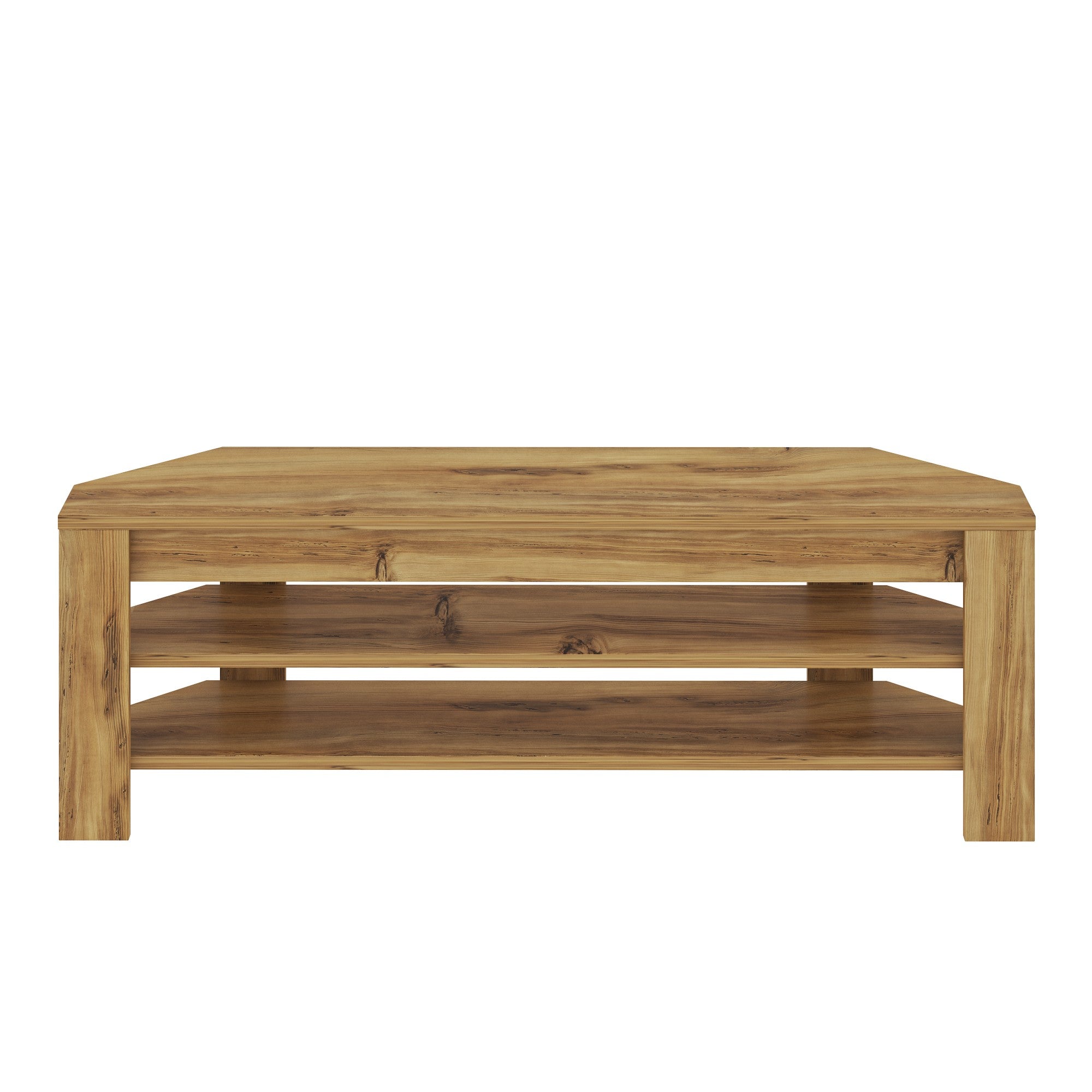 Móvel de TV – 120cm x 40cm x 30cm – Carvalho – Painel de partículas revestido a melamina