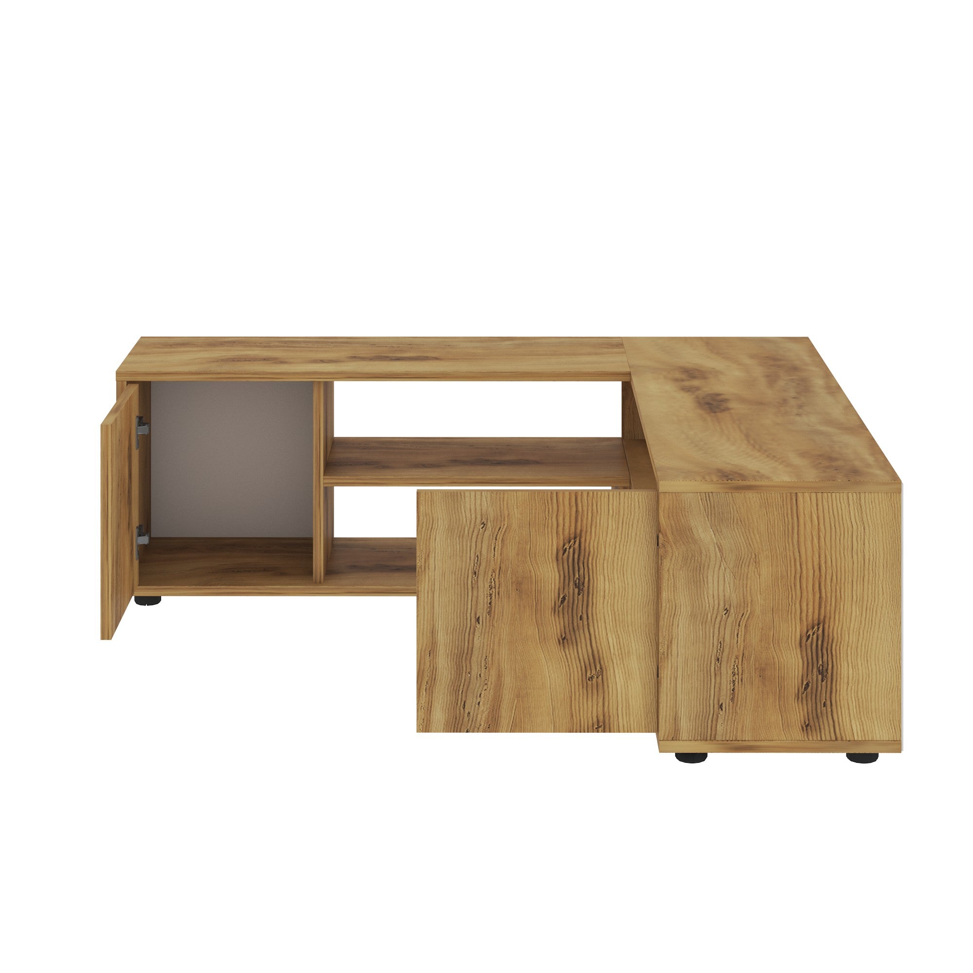 Móvel de TV – 120x40x35 cm – Rosa – Painel de partículas