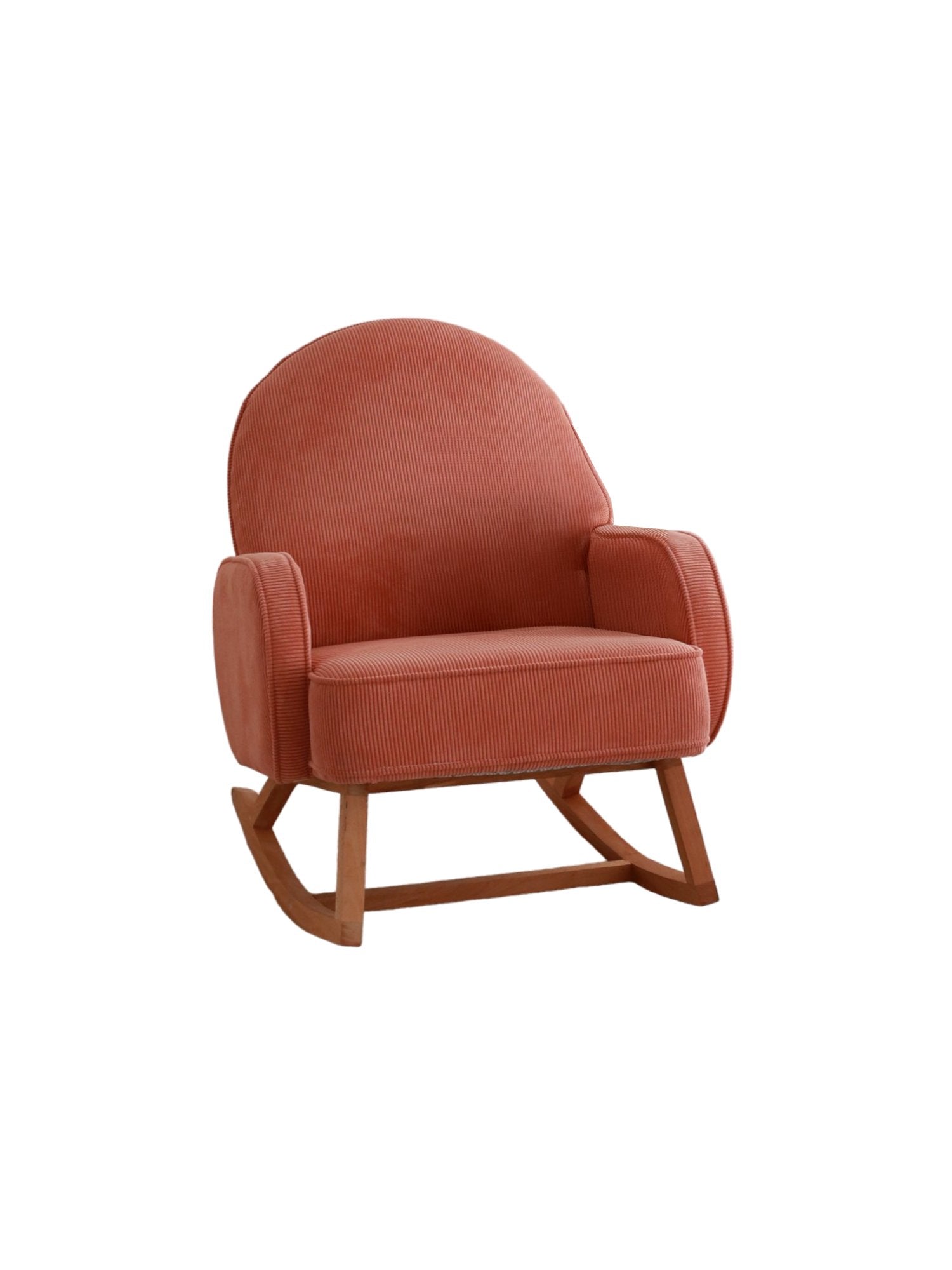 Poltrona Elegante Coral, Veludo Cotelê, 78 x 91 x 75 cm | 100% Poliéster, Estrutura em Faia, Pernas de 28 cm | Conforto e Estilo para Sala de Estar e Escritório