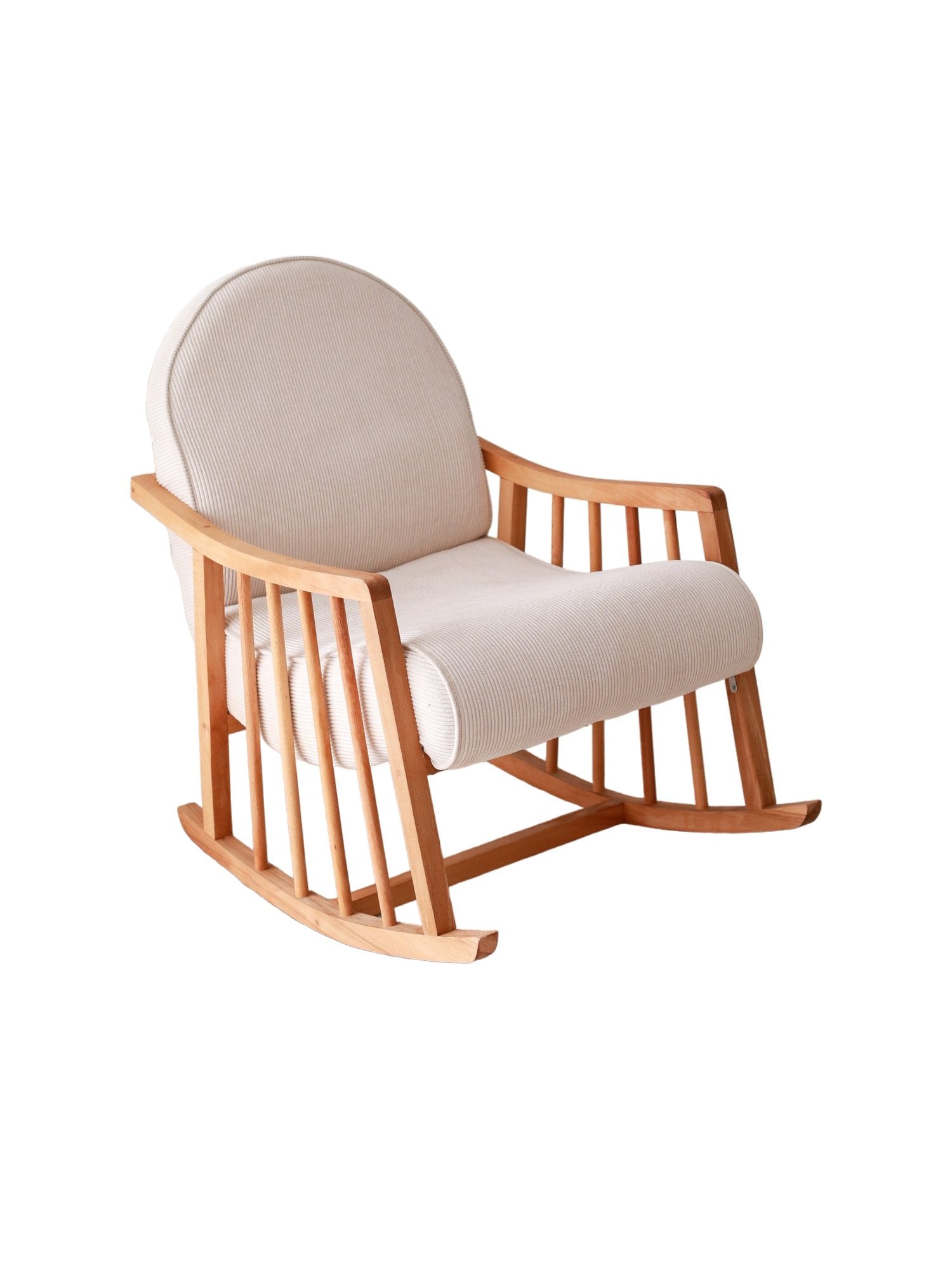 Poltrona Elegante, Veludo Cotelê Branco, 80 x 93 x 68 cm | 100% Poliéster, Estrutura em Faia | Conforto e Estilo para Salas de Estar e Escritórios Modernos