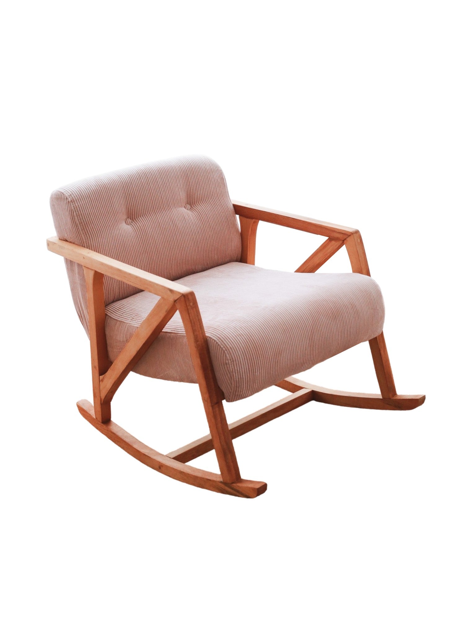 Poltrona Elegante de Veludo, Rosa, 67 x 85 x 75 cm | Tecido 100% Veludo, Pernas de Madeira, Design Elegante para Sala de Estar e Quarto | Assentos Confortáveis