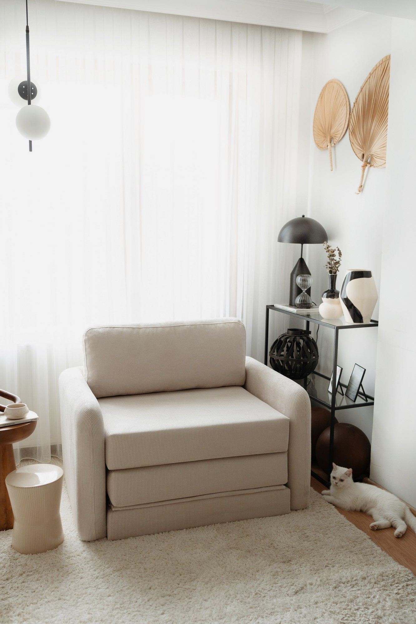 Sofá-cama de 1 lugar-Nest-Branco