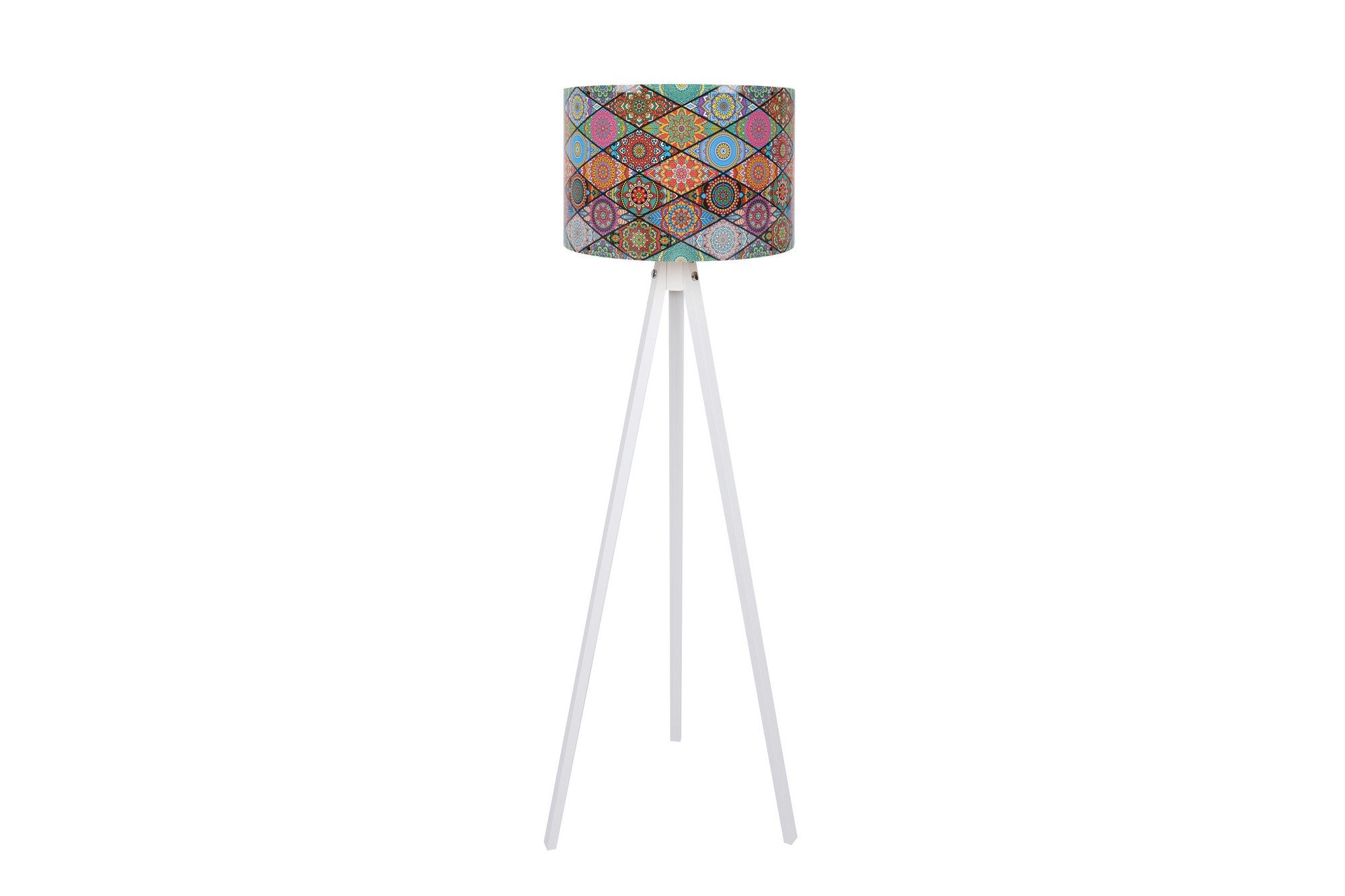 Candeeiro de Pé – 145 cm – Multicolorido – MDF