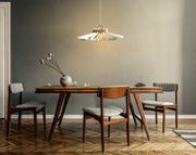 Candeeiro de Teto – 45 cm de Altura – Branco – MDF