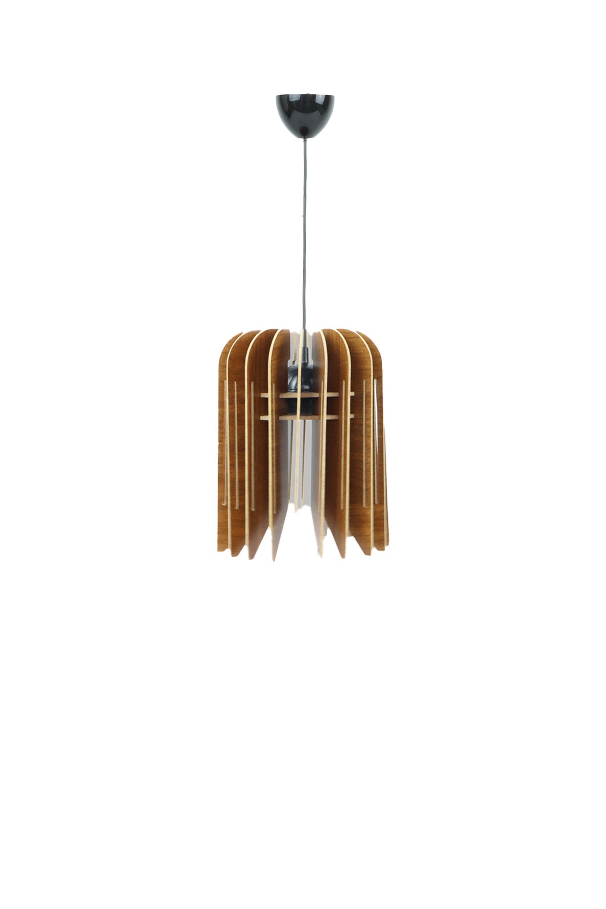 Candeeiro de Teto – 65 cm – Nogueira – MDF