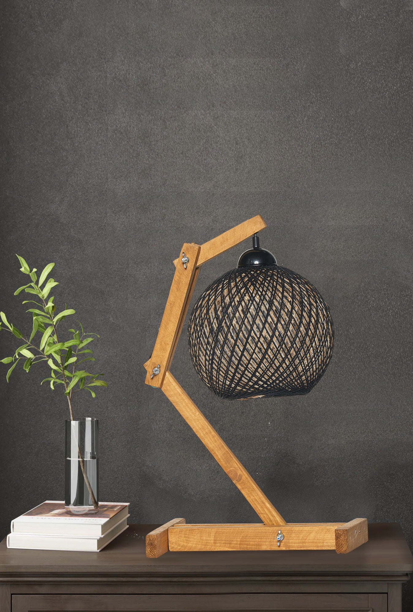 Candeeiro de mesa-Beehive-Cru
Marrom
Preto
