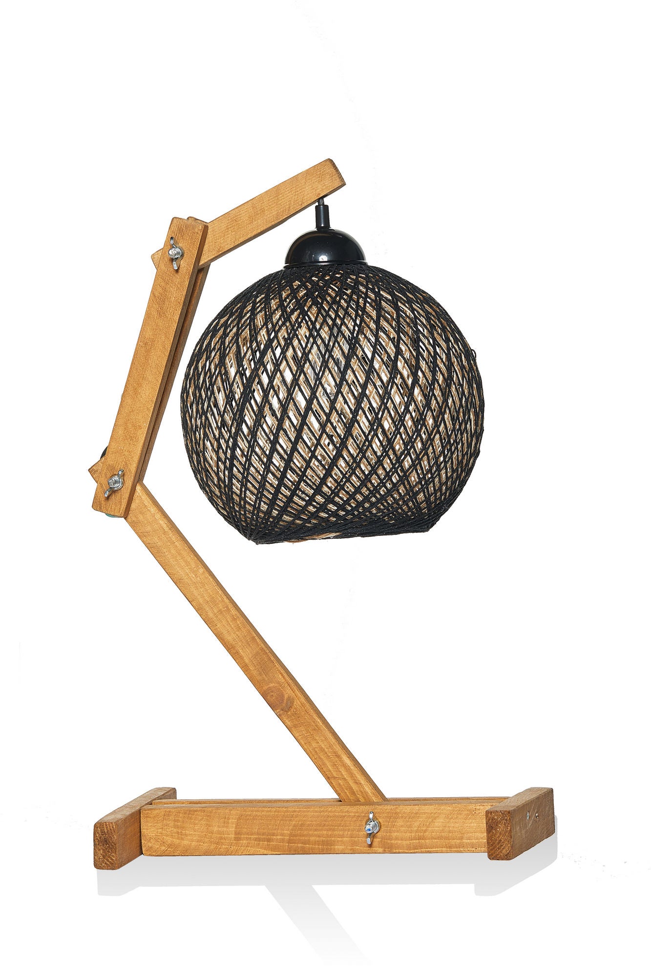 Candeeiro de mesa-Beehive-Cru
Marrom
Preto
