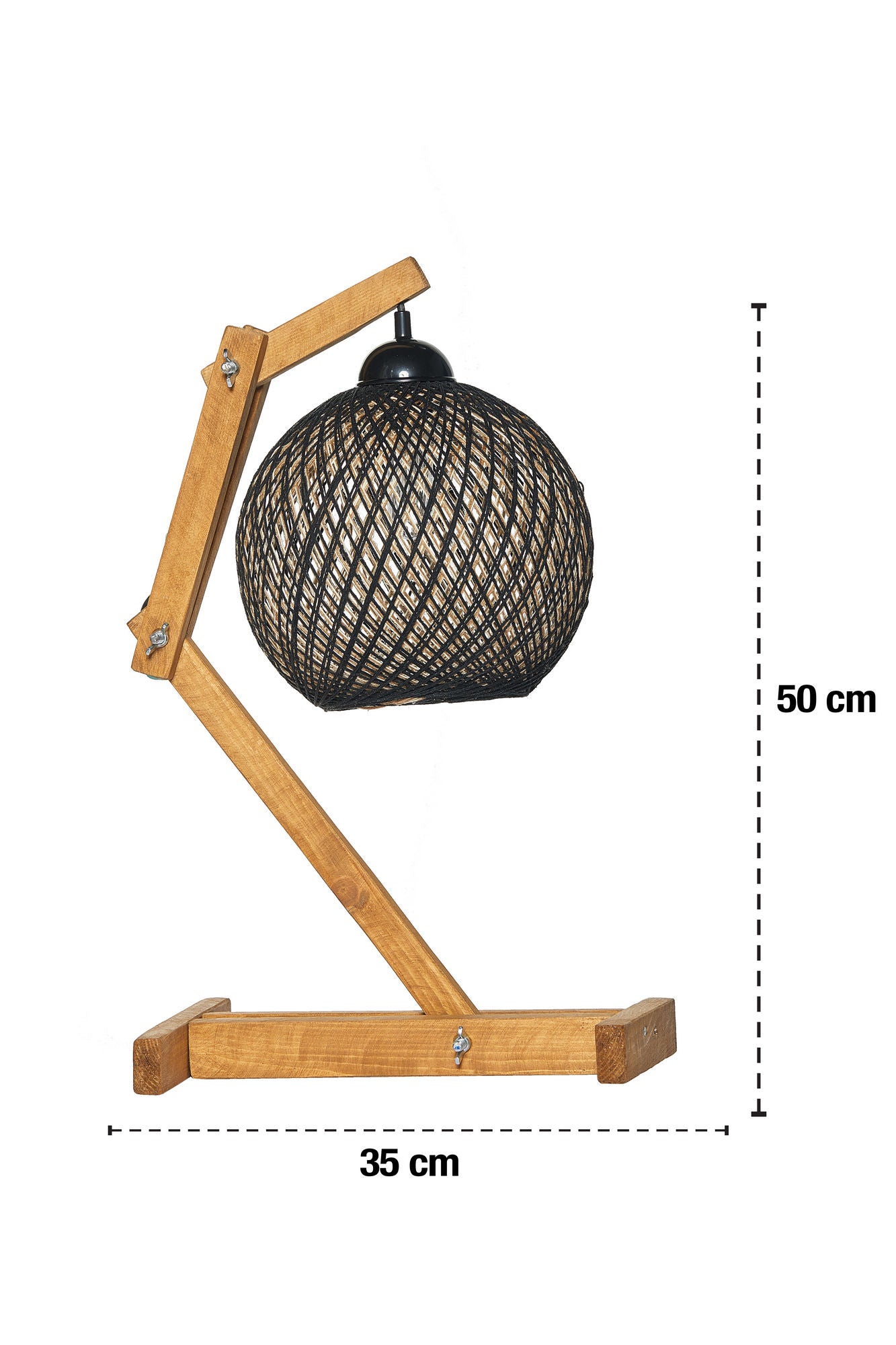 Candeeiro de mesa-Beehive-Cru
Marrom
Preto