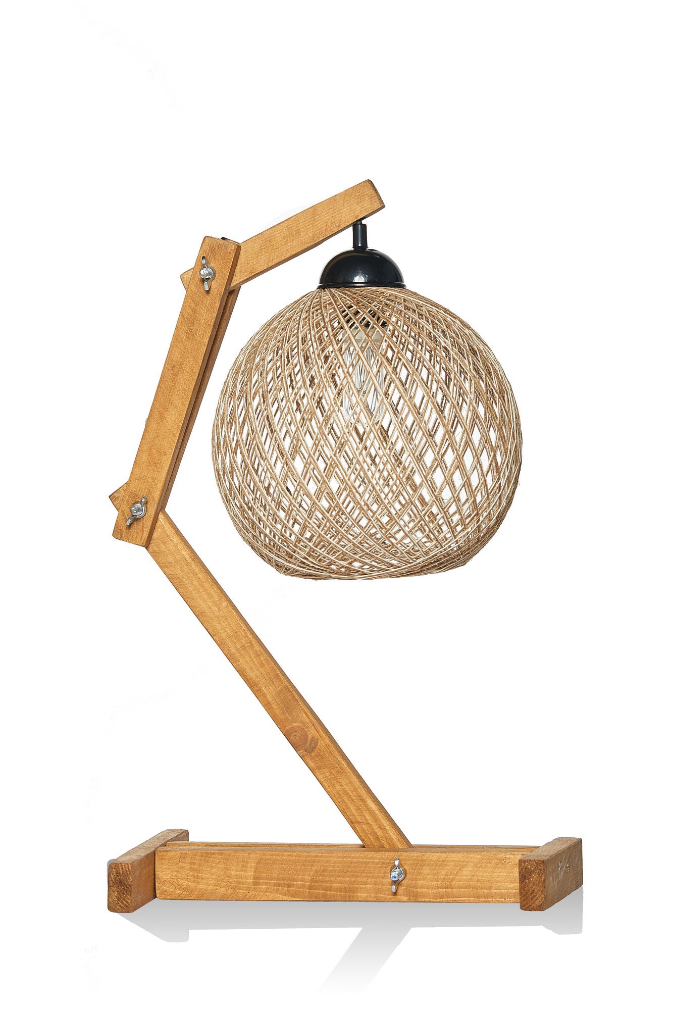Candeeiro de mesa-Beehive-Cru
Marrom