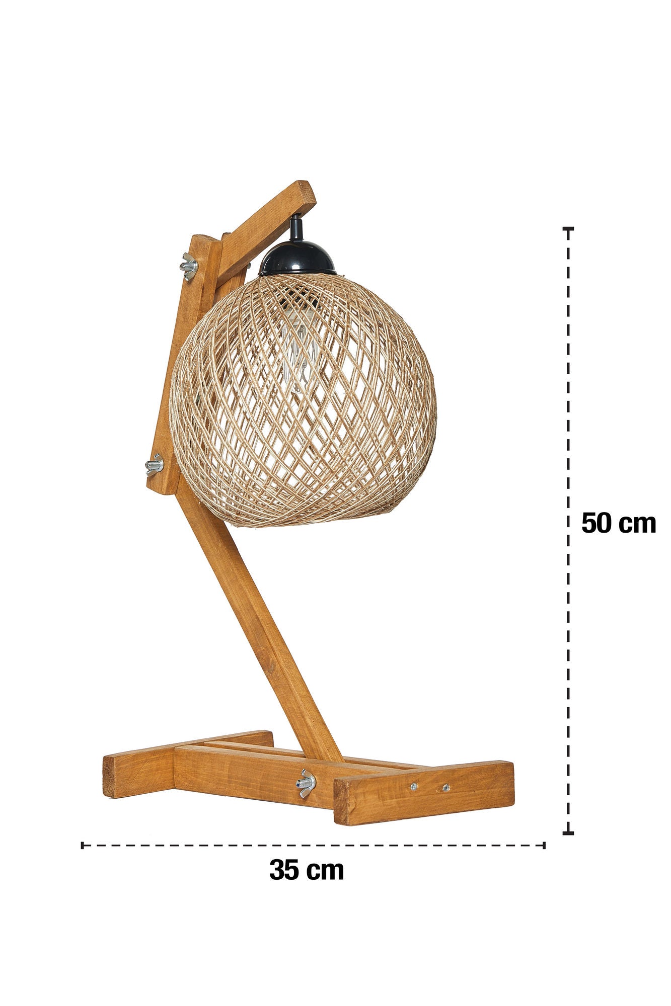 Candeeiro de mesa-Beehive-Cru
Marrom
