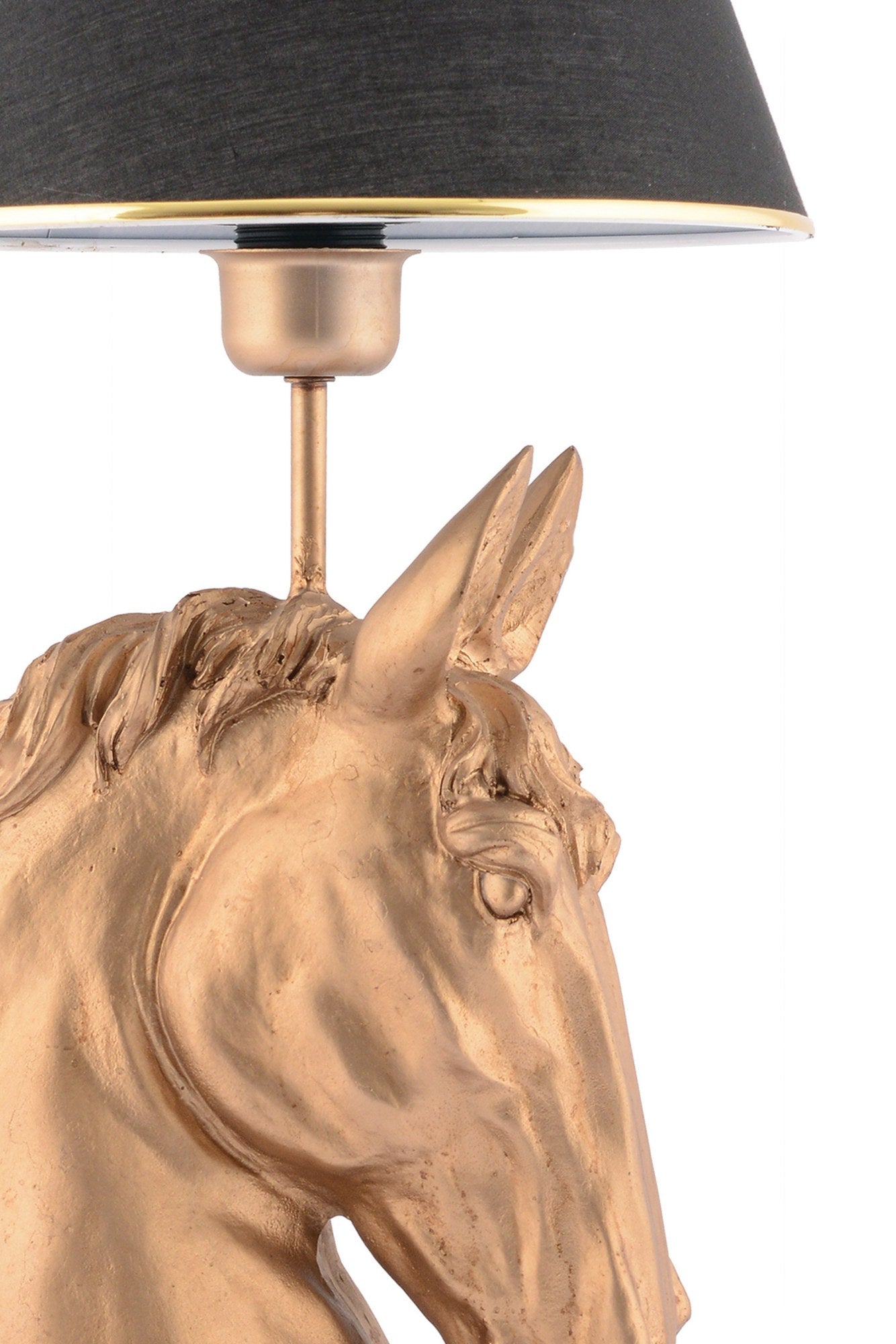 Candeeiro de mesa-Horse-Preto
Dourado