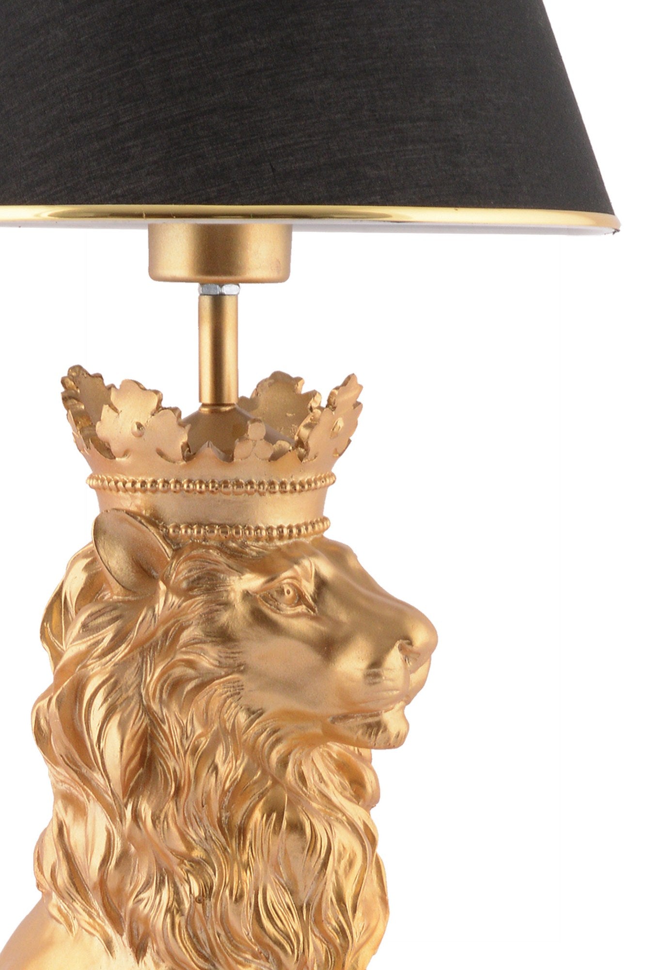 Candeeiro de mesa-Lion King-Preto
Dourado