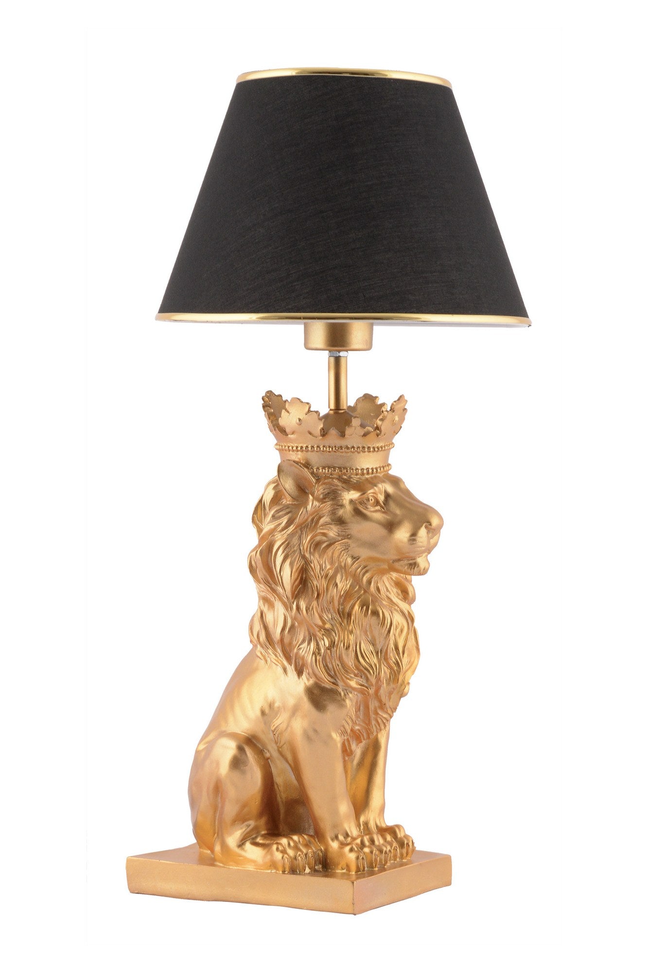 Candeeiro de mesa-Lion King-Preto
Dourado