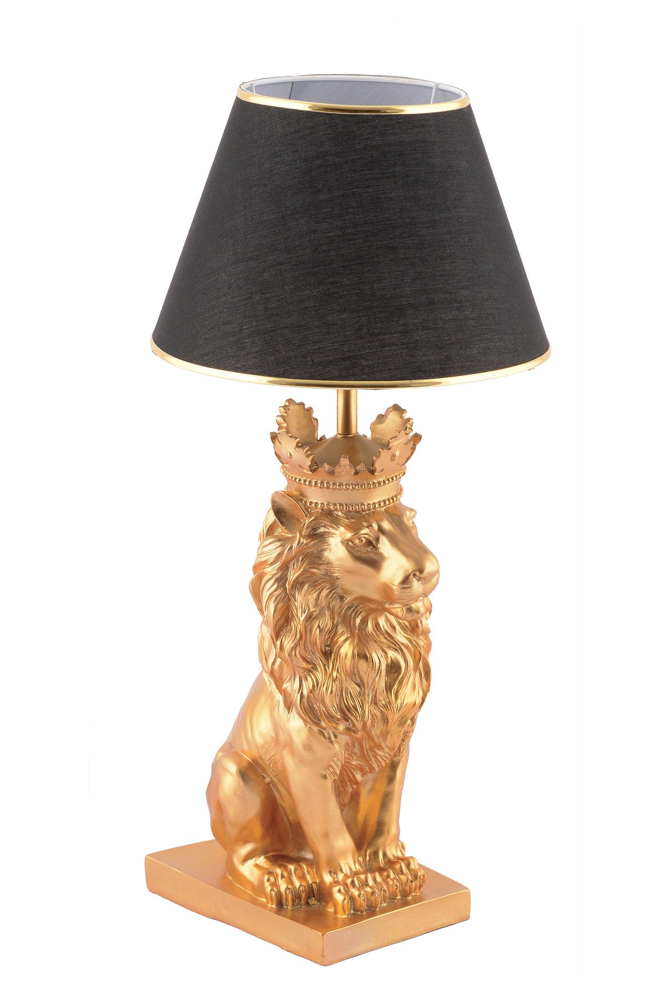 Candeeiro de mesa-Lion King-Preto
Dourado
