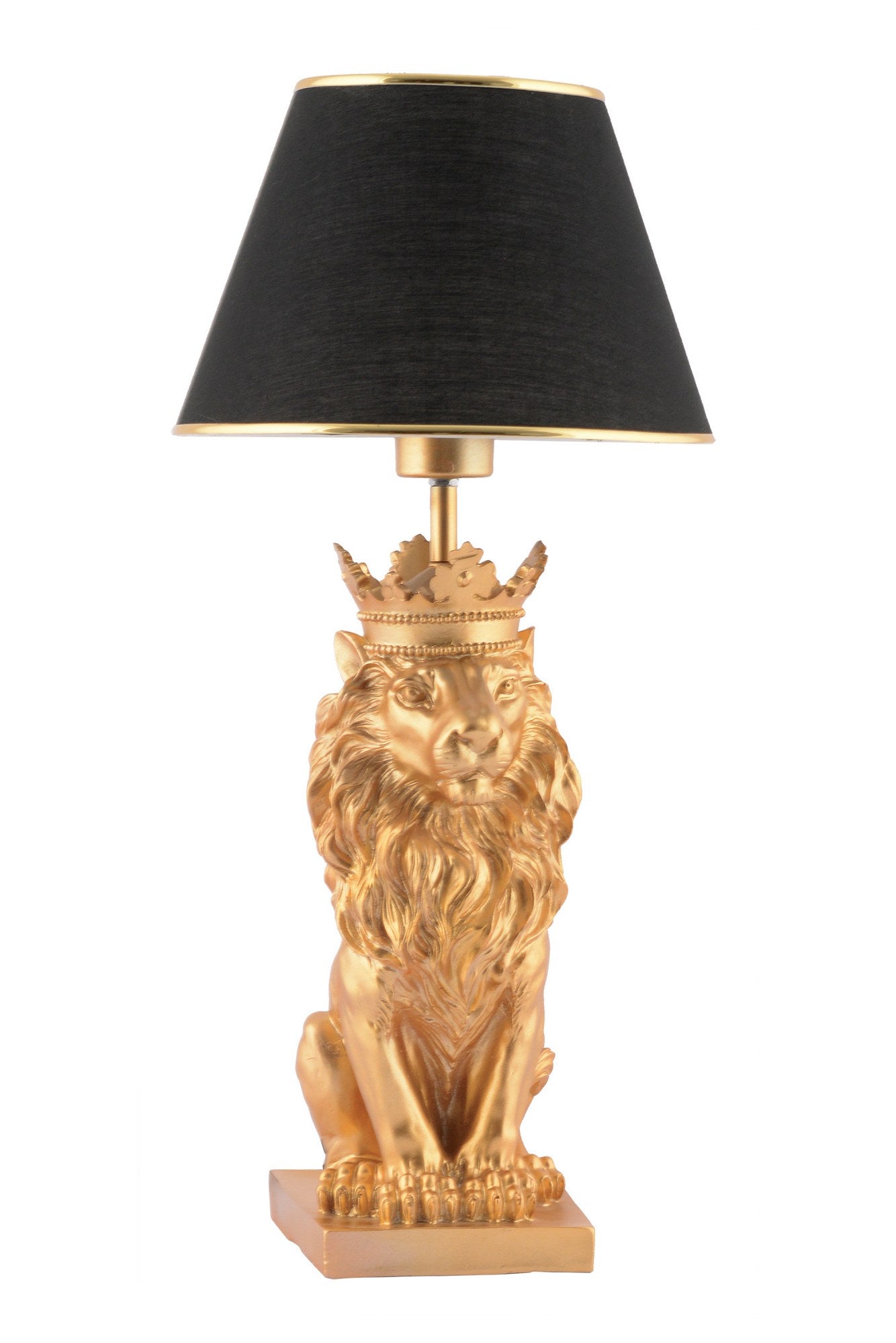 Candeeiro de mesa-Lion King-Preto
Dourado