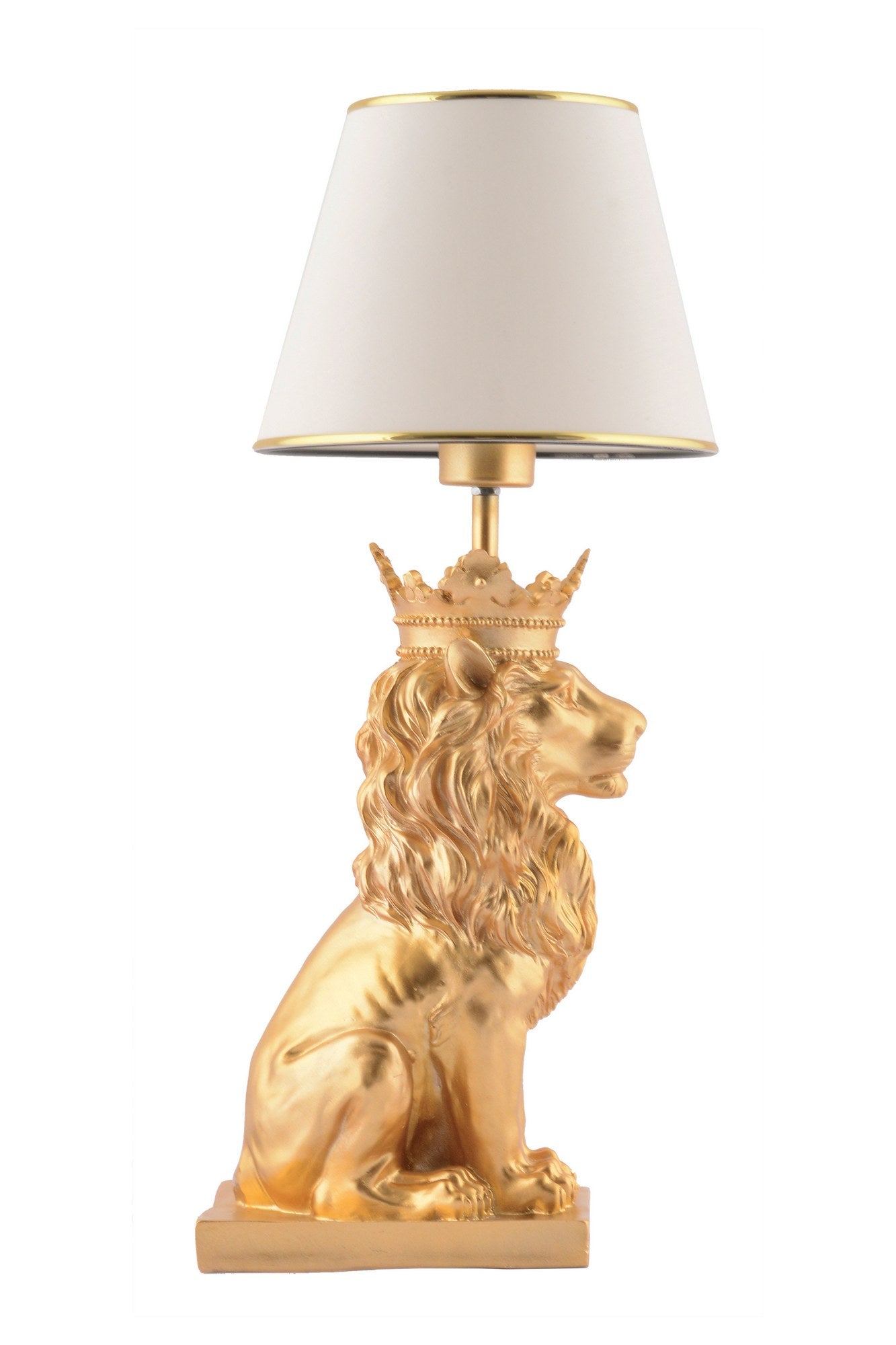 Candeeiro de mesa-Lion King-Branco
Prata