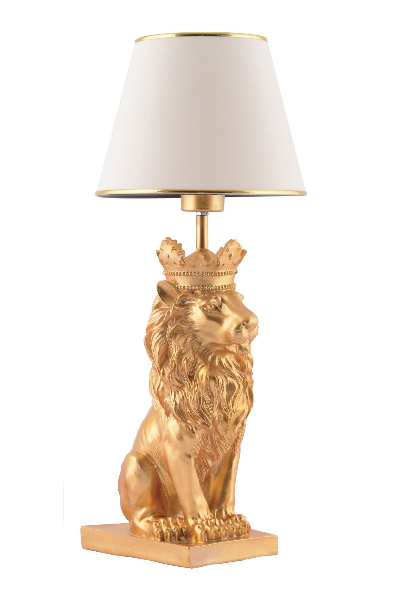 Candeeiro de mesa-Lion King-Branco
Prata