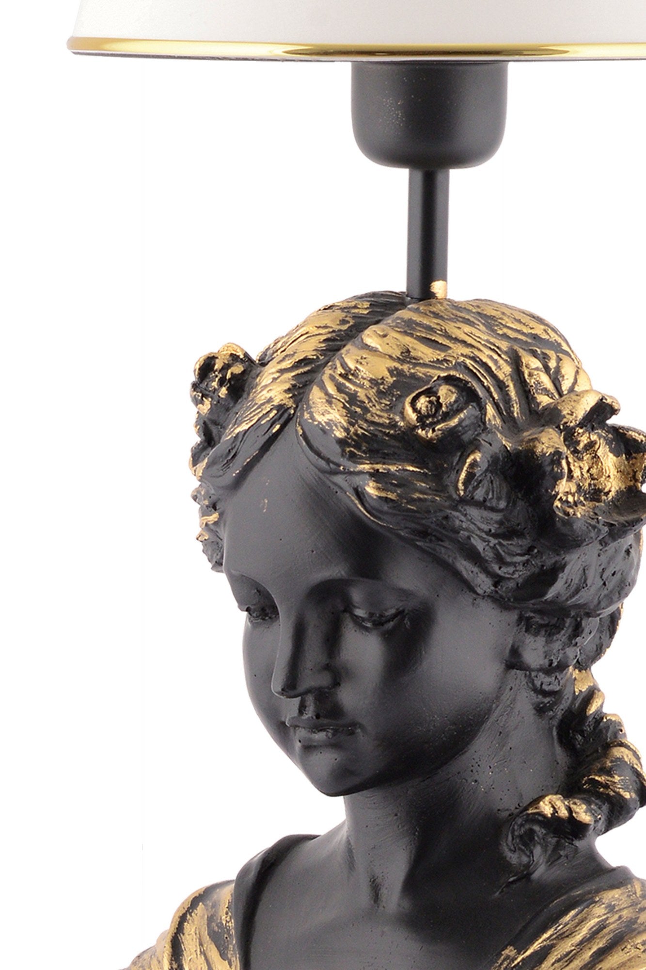 Candeeiro de mesa-Opelya-Branco
Preto
Dourado