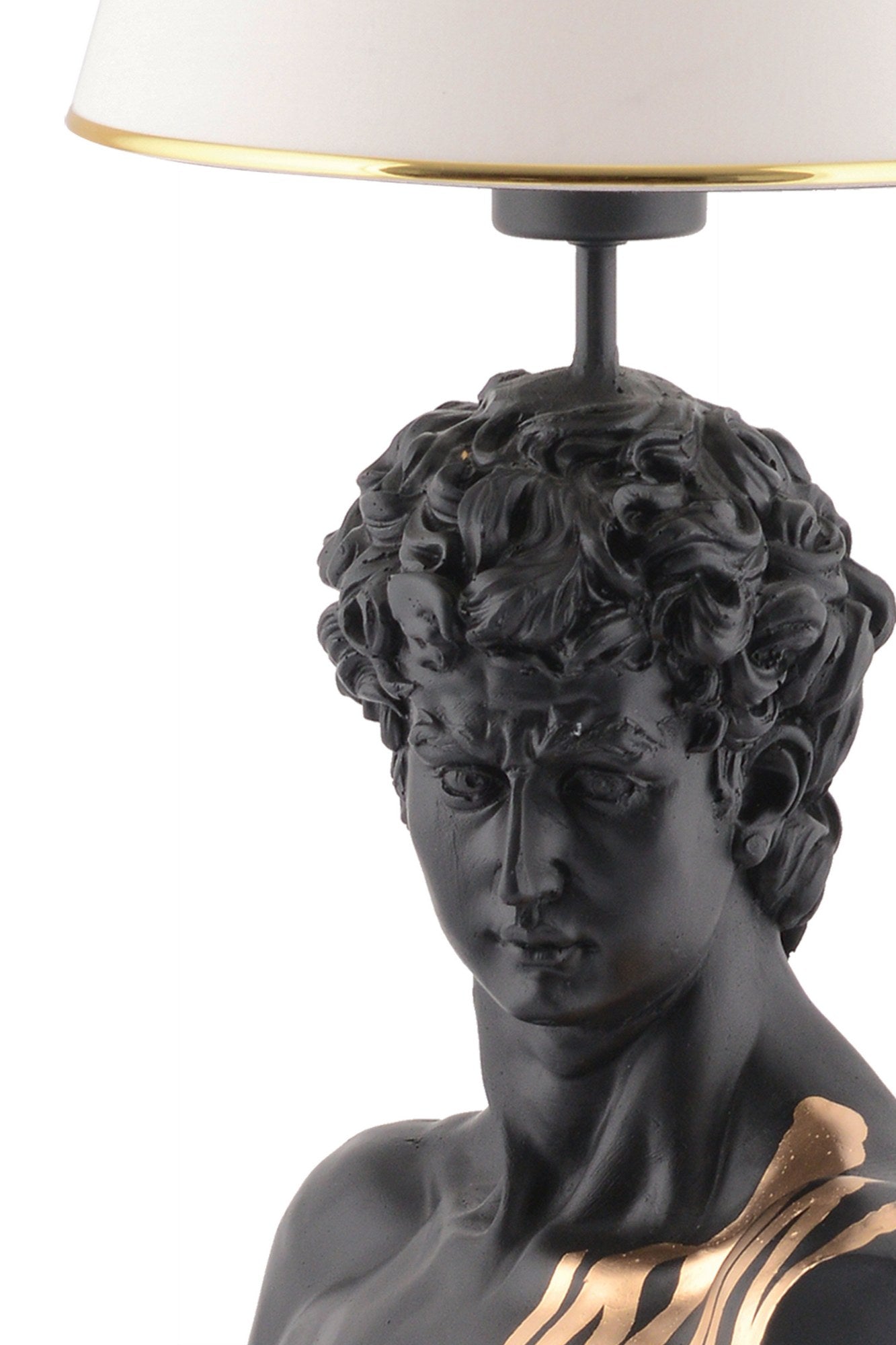 Candeeiro de mesa-Dawud-Branco
Preto
Dourado