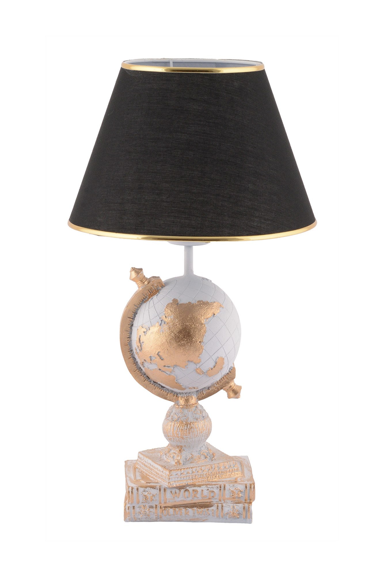 Candeeiro de mesa-World-Branco
Preto
Dourado