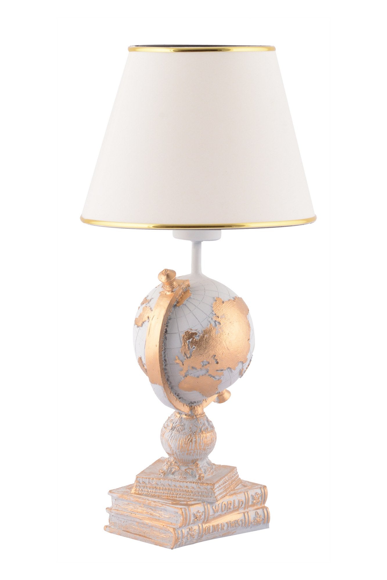 Candeeiro de mesa-World-Branco
Ouro