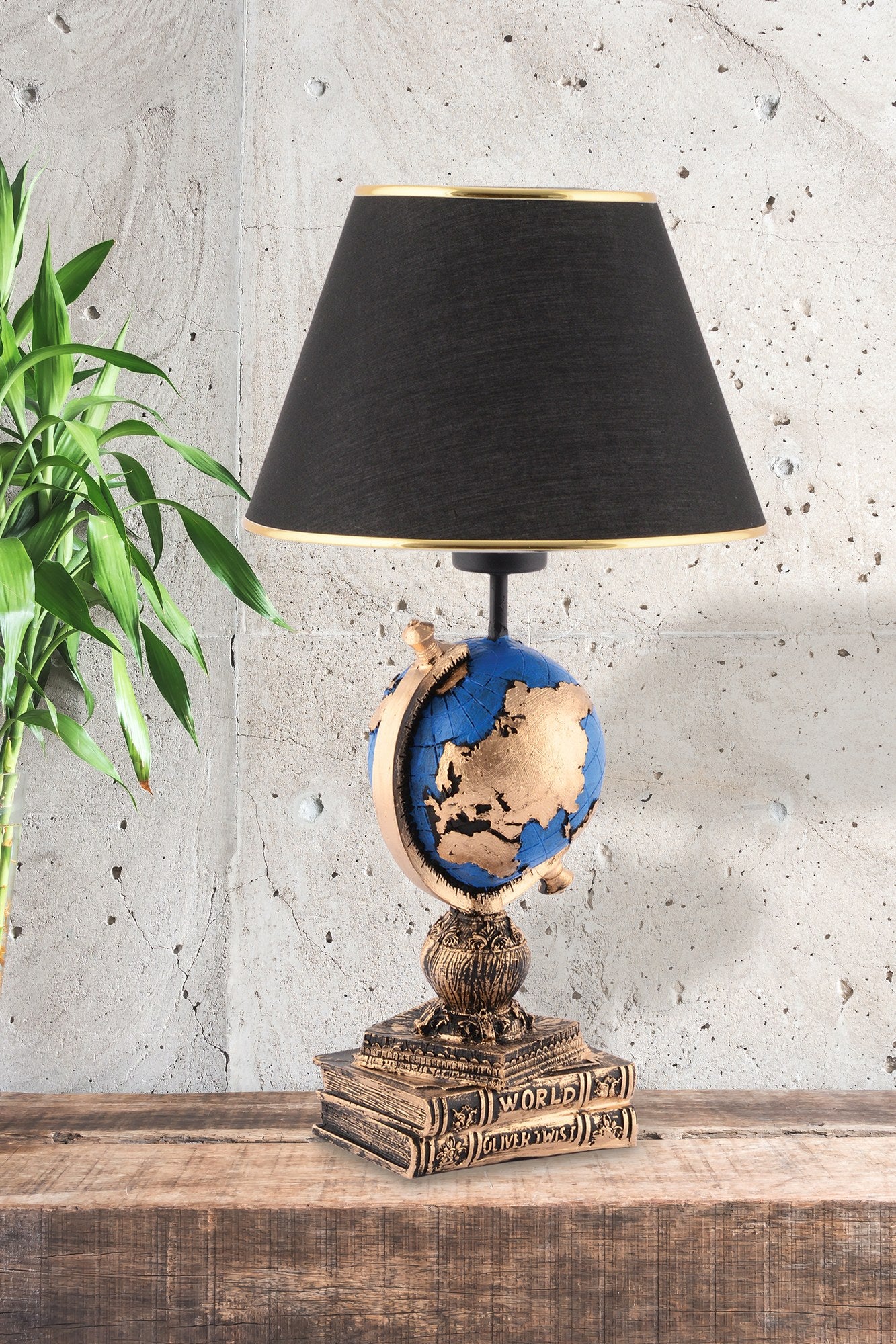 Candeeiro de mesa-World-Preto
Azul
Dourado