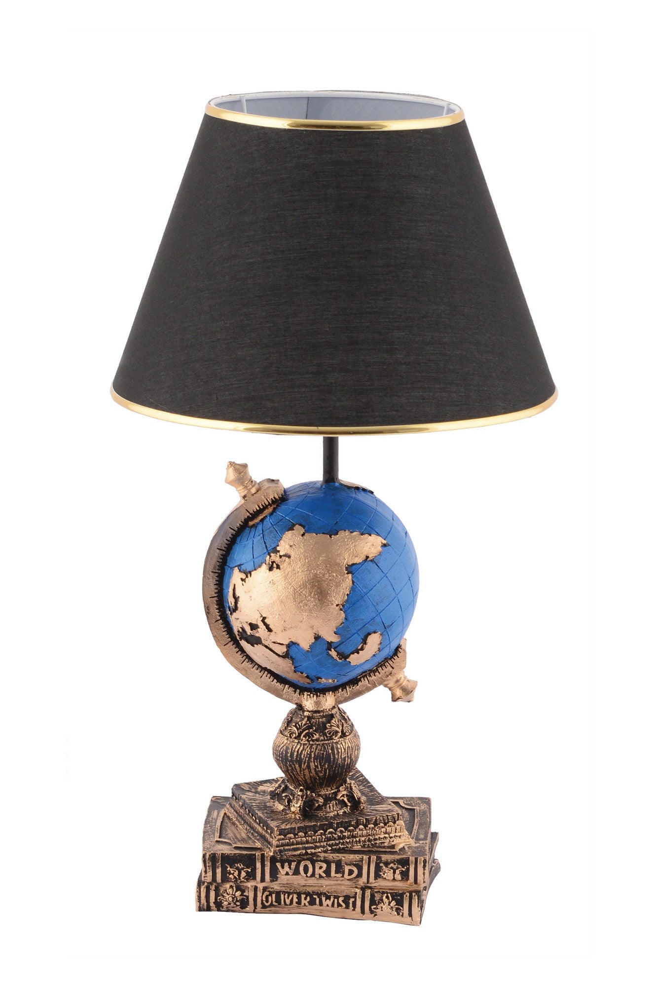 Candeeiro de mesa-World-Preto
Azul
Dourado