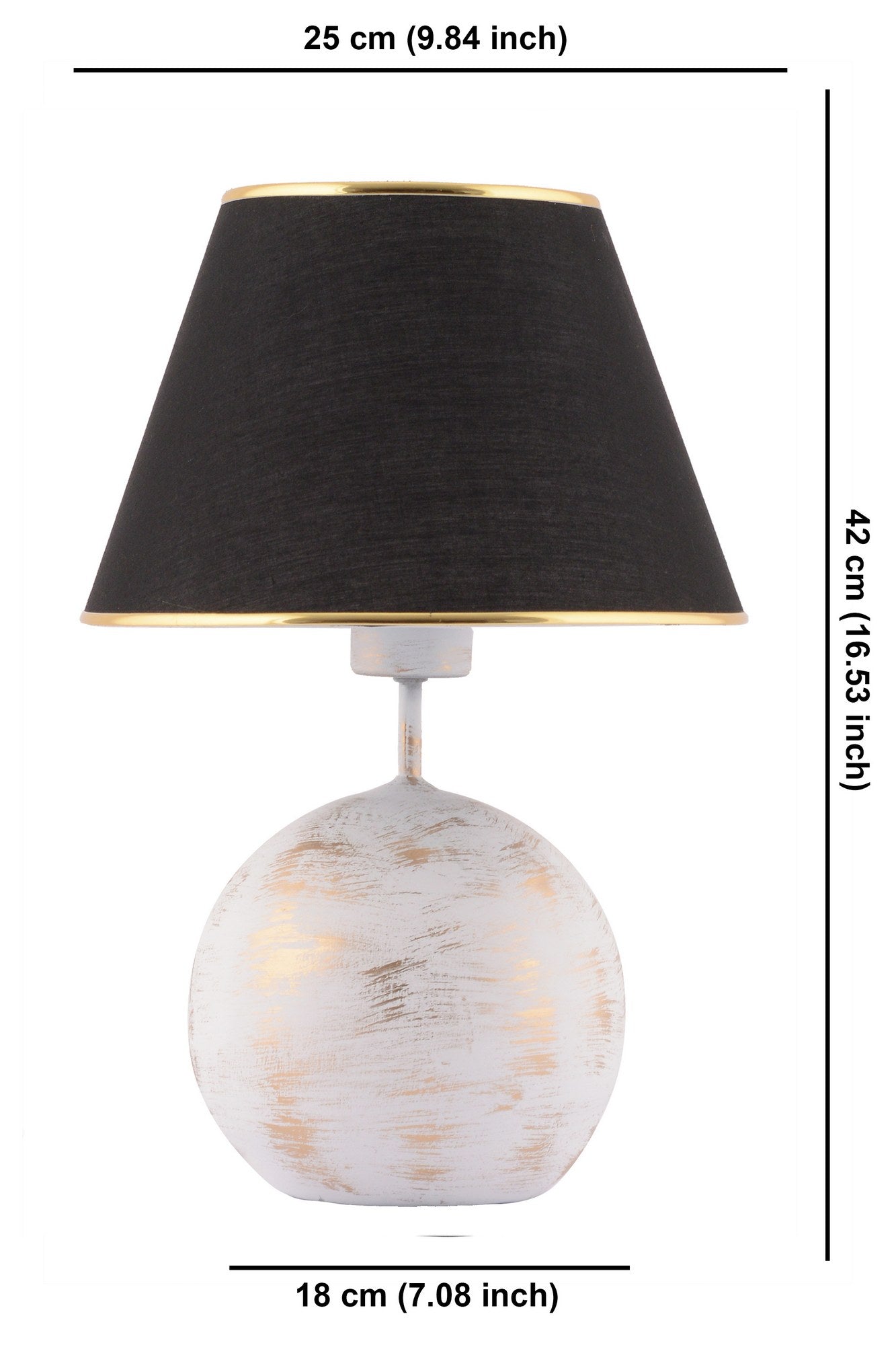 Candeeiro de mesa-Balloon-Preto
Branco
Dourado