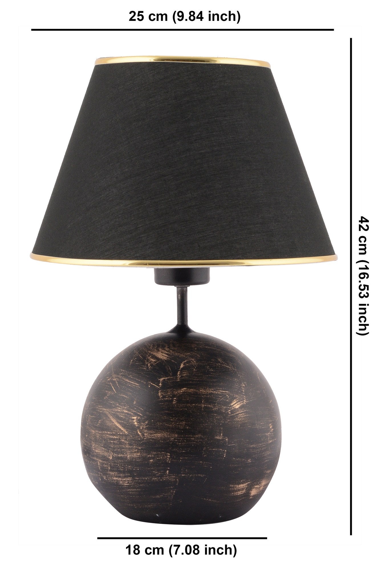 Candeeiro de mesa-Balloon-Preto
Dourado