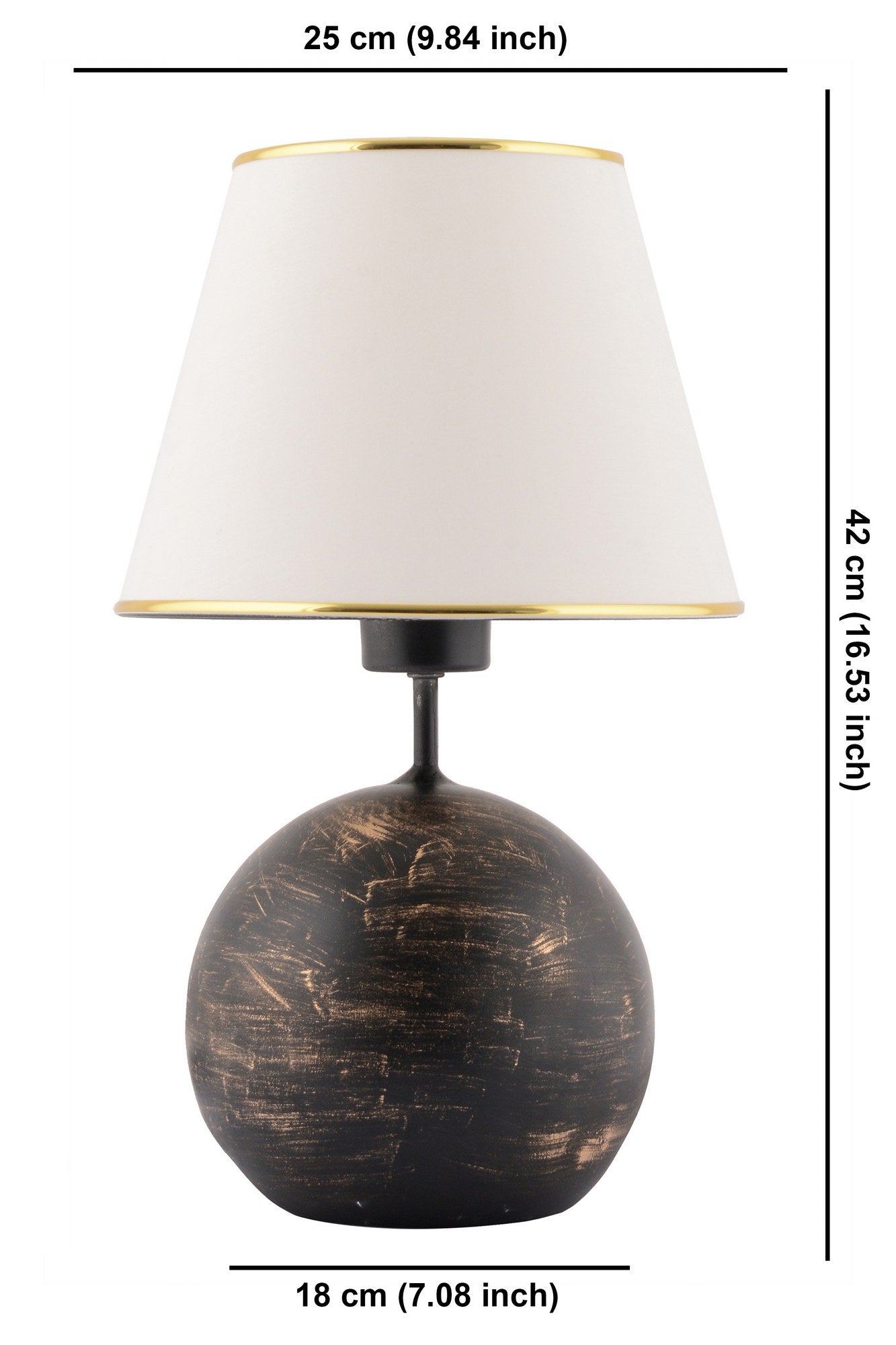 Candeeiro de mesa-Balloon-Preto
Branco
Dourado