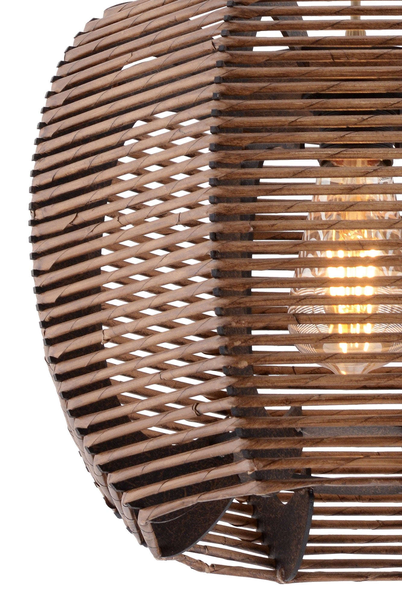 Candeeiro de Teto – 70 cm – Marrom – Madeira