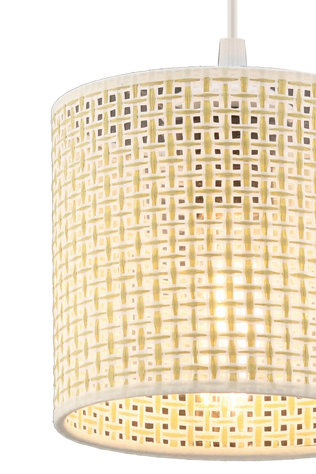 Candeeiro de Teto – 50 cm – Branco – Metálico