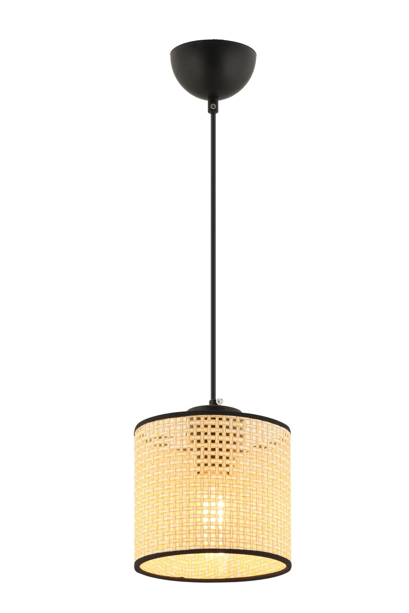 Candeeiro de Teto – 50 cm – Camel – Metal e Algodão