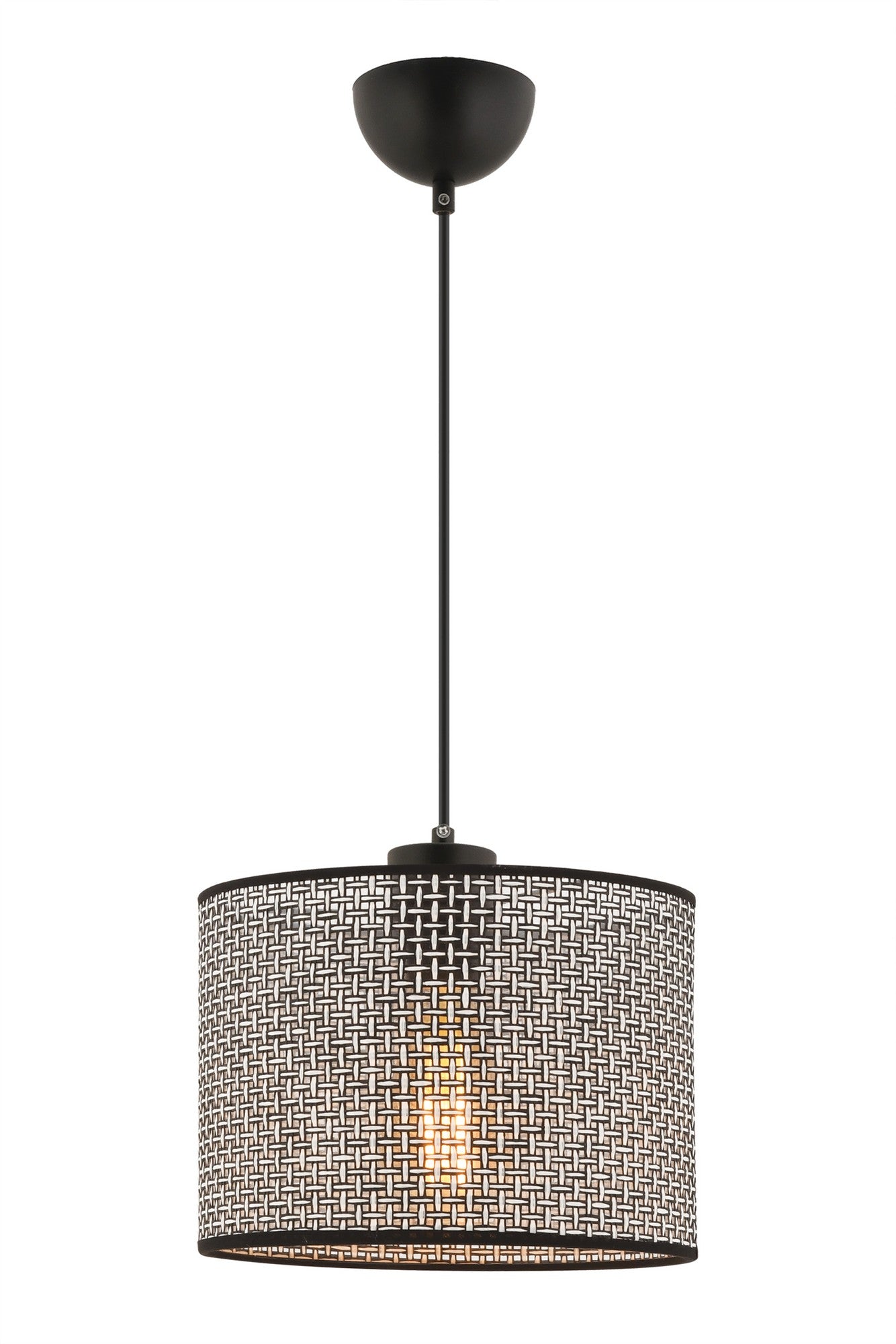 Candeeiro de Teto – 65 cm – Cinza – Metálico