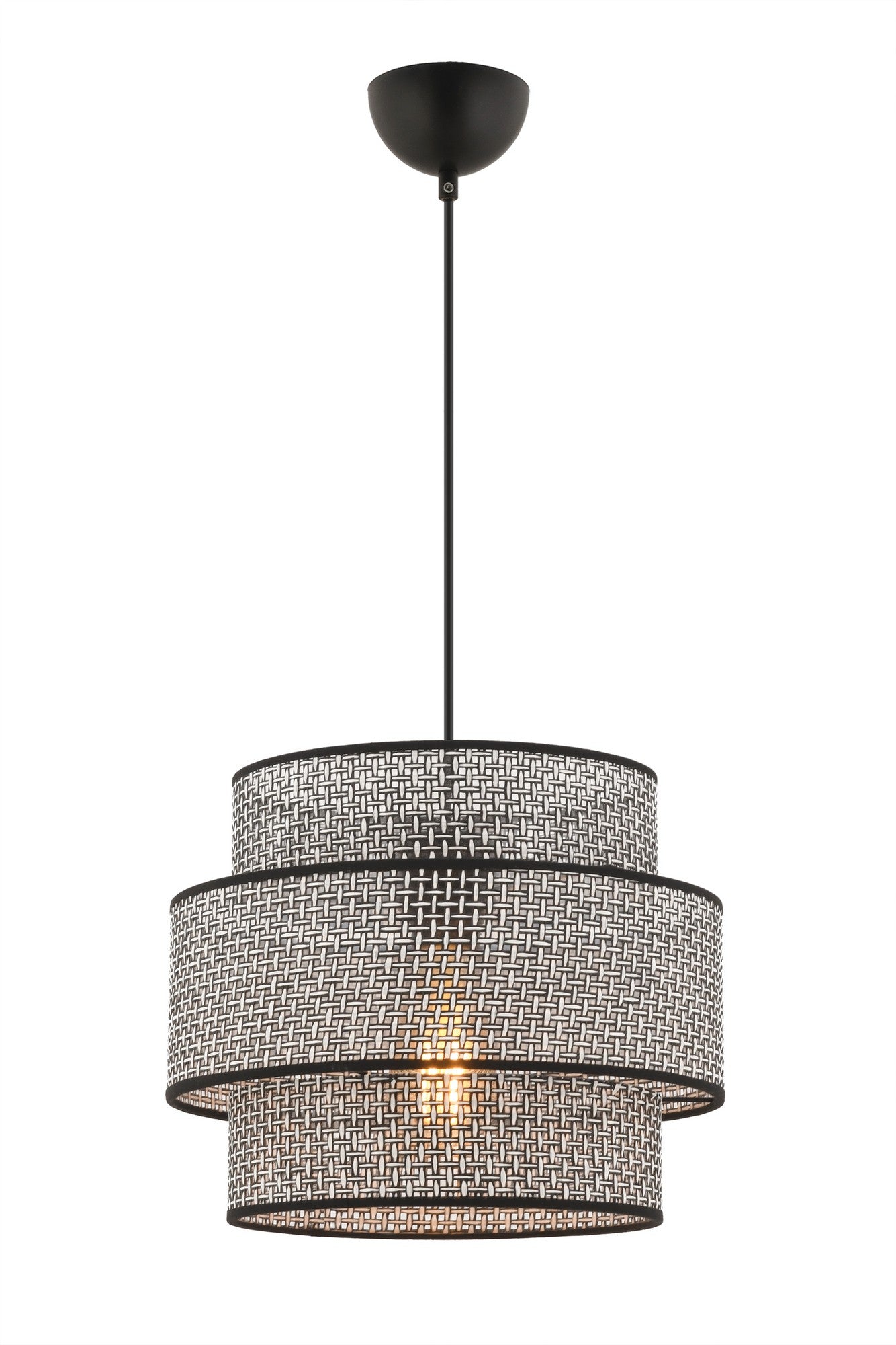 Candeeiro de Teto – 65 cm – Cinza – Metal