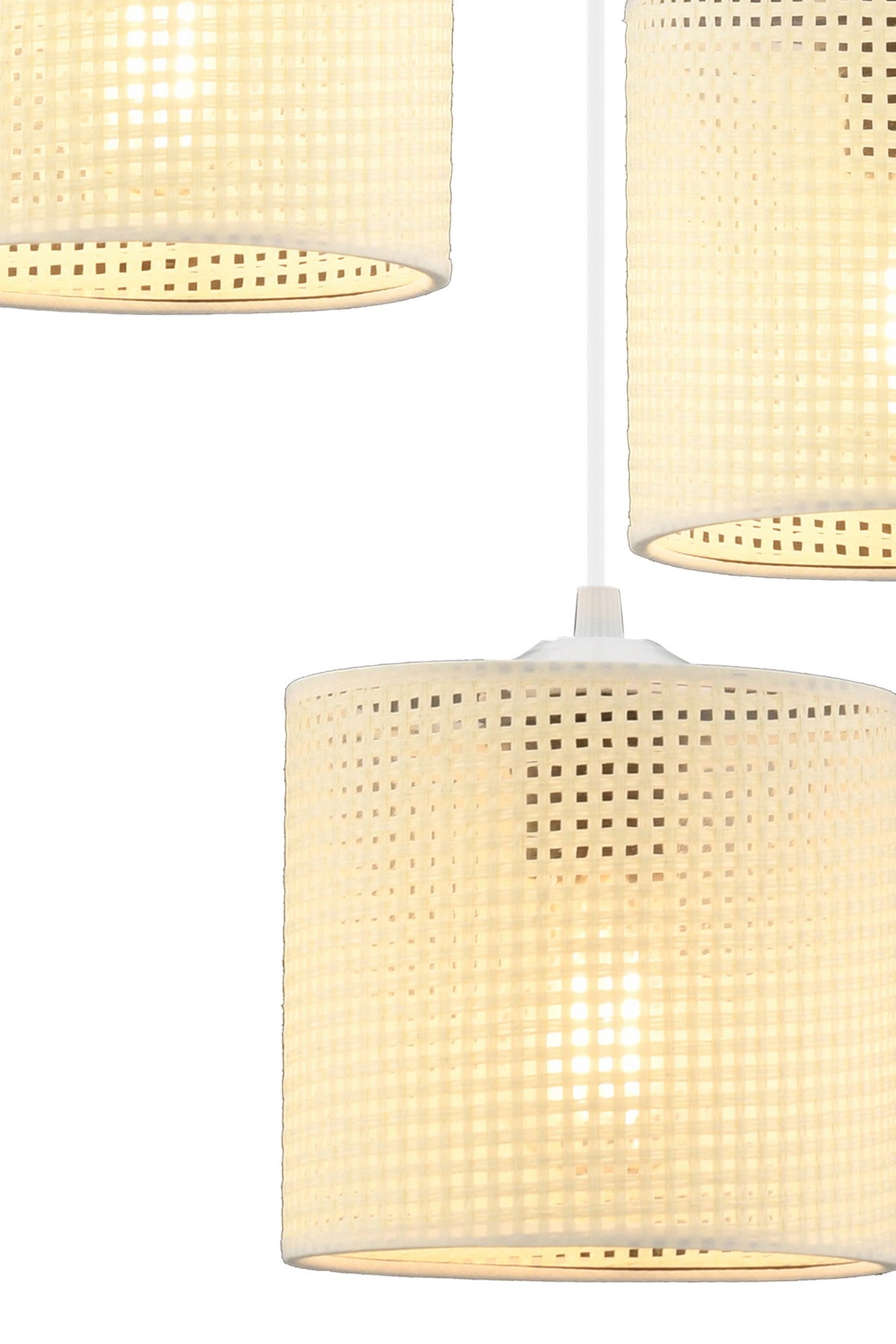 Candeeiro de Teto – 60 cm – Branco – Metal