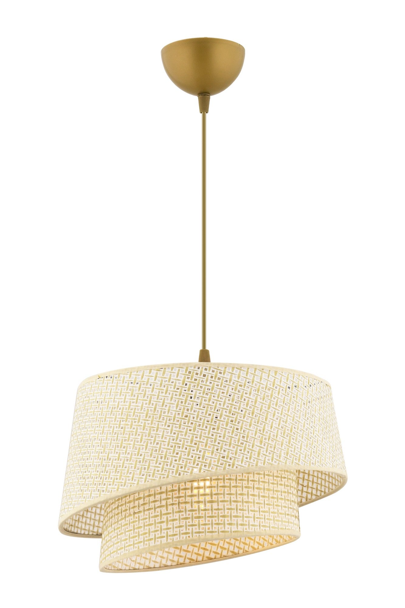 Candeeiro de Teto – 32 x 32 cm – Creme – Metálico