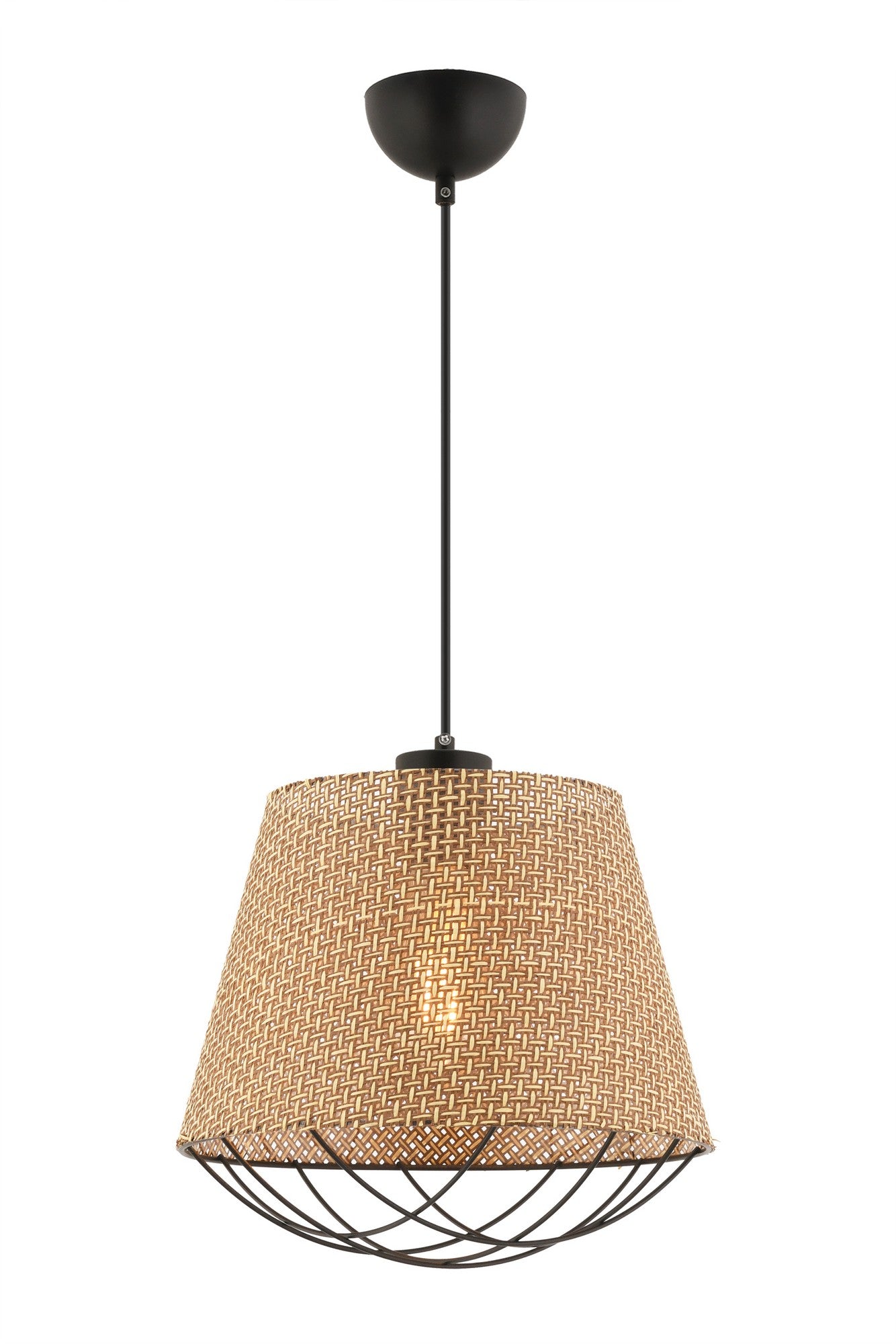 Candeeiro de Teto – 65 cm – Bege – Metálico