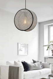 Candeeiro de Teto – 75 cm – Cinza – Metal