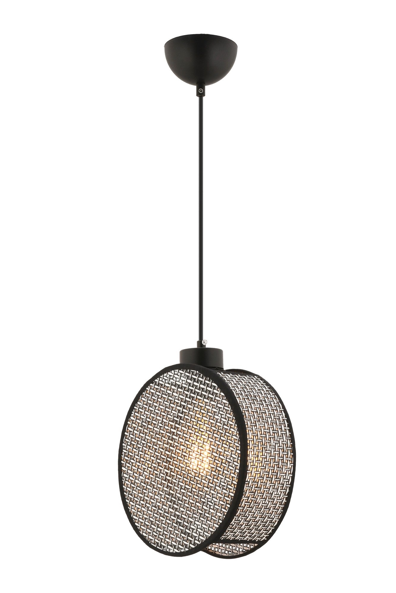 Candeeiro de Teto – 65 cm – Cinza – Metal