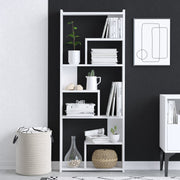 Estante – 60 x 15 x 150 cm – branca – painel de partículas revestido a melamina