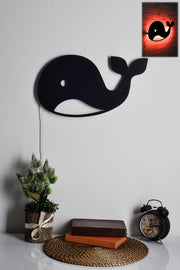 Baby Whale Red - Candeeiro LED Decorativo Premium