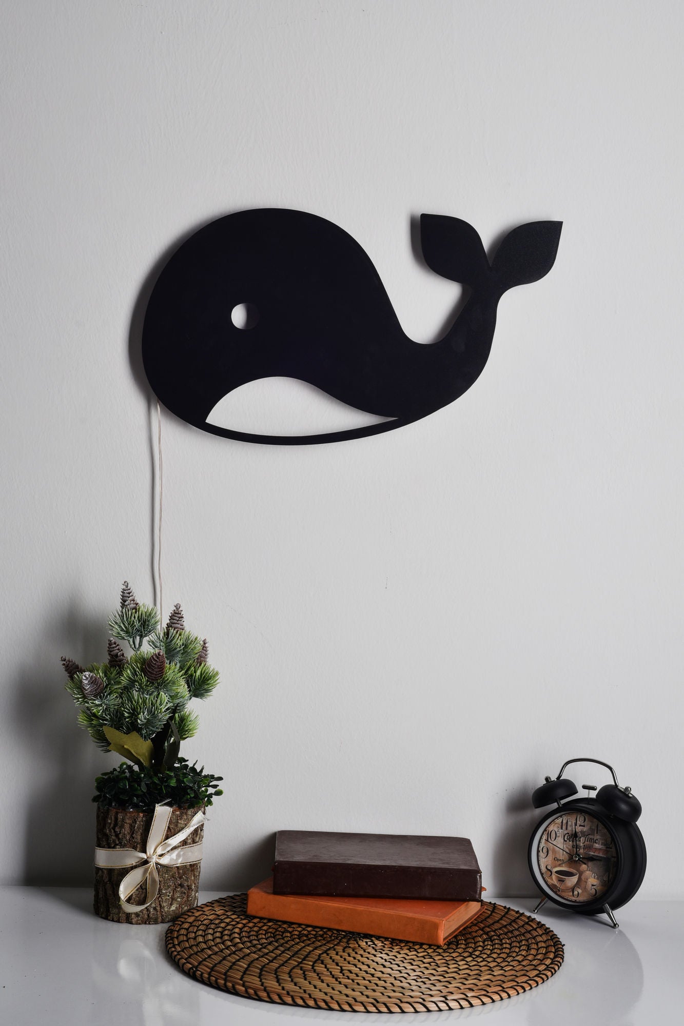 Baby Whale Yellow - Iluminação LED Decorativa de Luxo