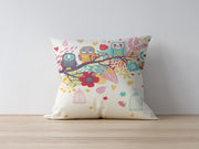 Capa de almofada – 43 x 43 cm – Multicolorido – 50% poliéster / 50% algodão