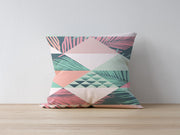 Capa de Almofada – 43 x 43 cm – Multicolorido – 50% Poliéster / 50% Algodão