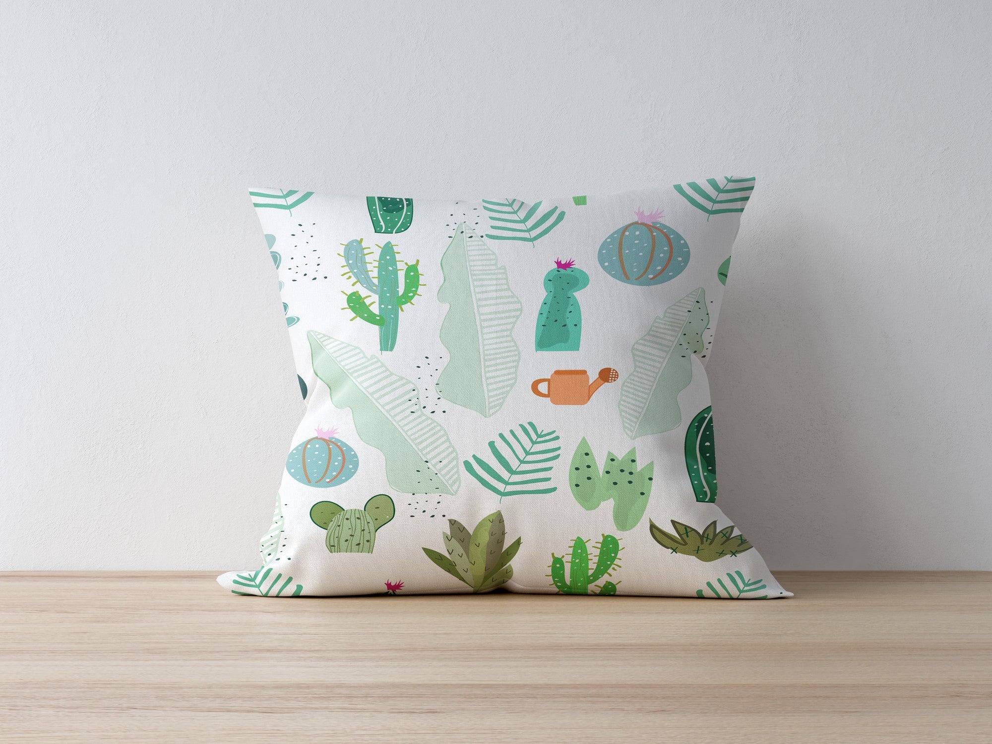 Capa de Almofada – 43 x 43 cm – Multicolorido – 50% Poliéster, 50% Algodão