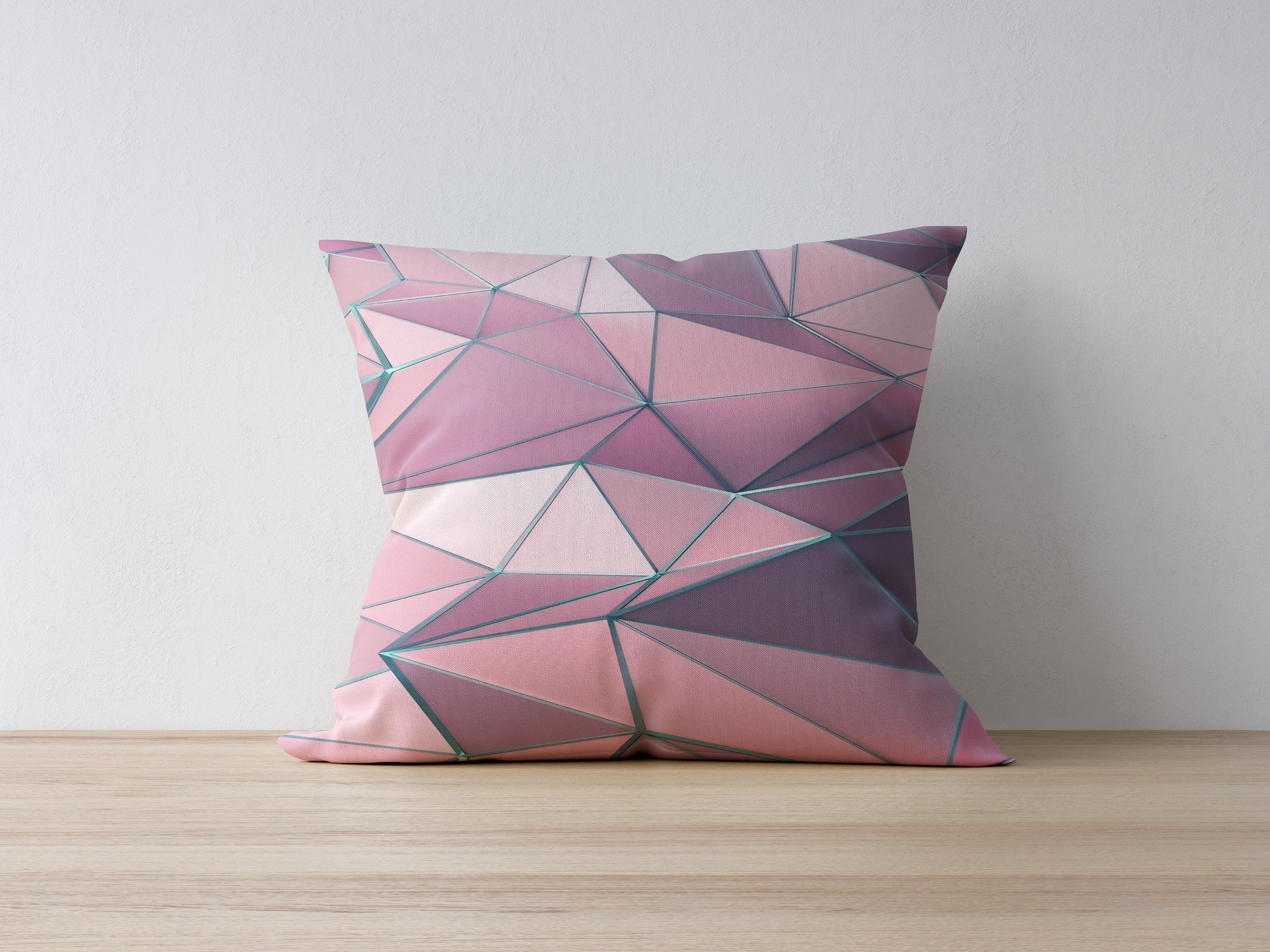 Capa de Almofada – 43 x 43 cm – Multicolorido – Poliéster/Algodão