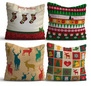 Conjunto de almofadas – 43 x 43 cm – Multicolorido – Algodão/Poliéster
