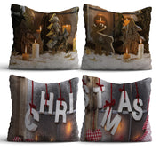 Conjunto de almofadas – 43 x 43 cm – Multicolorido – Algodão e Poliéster