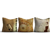 Conjunto de almofadas – 43 x 43 cm – Multicolorido – Algodão/Poliéster